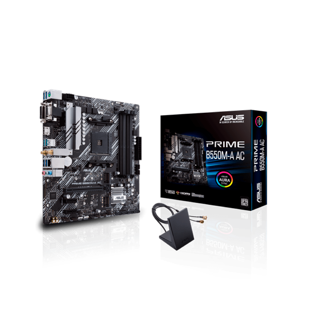 [SPE-34180] ASUS B550M-A AC WIFI MICRO A.V.R PCIEXP 4 DDR4 RYZ