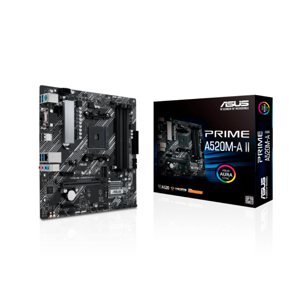 ASUS PRIME A520M-A II MICRO A.V.R PCIEXP 4DDR4 RYZ