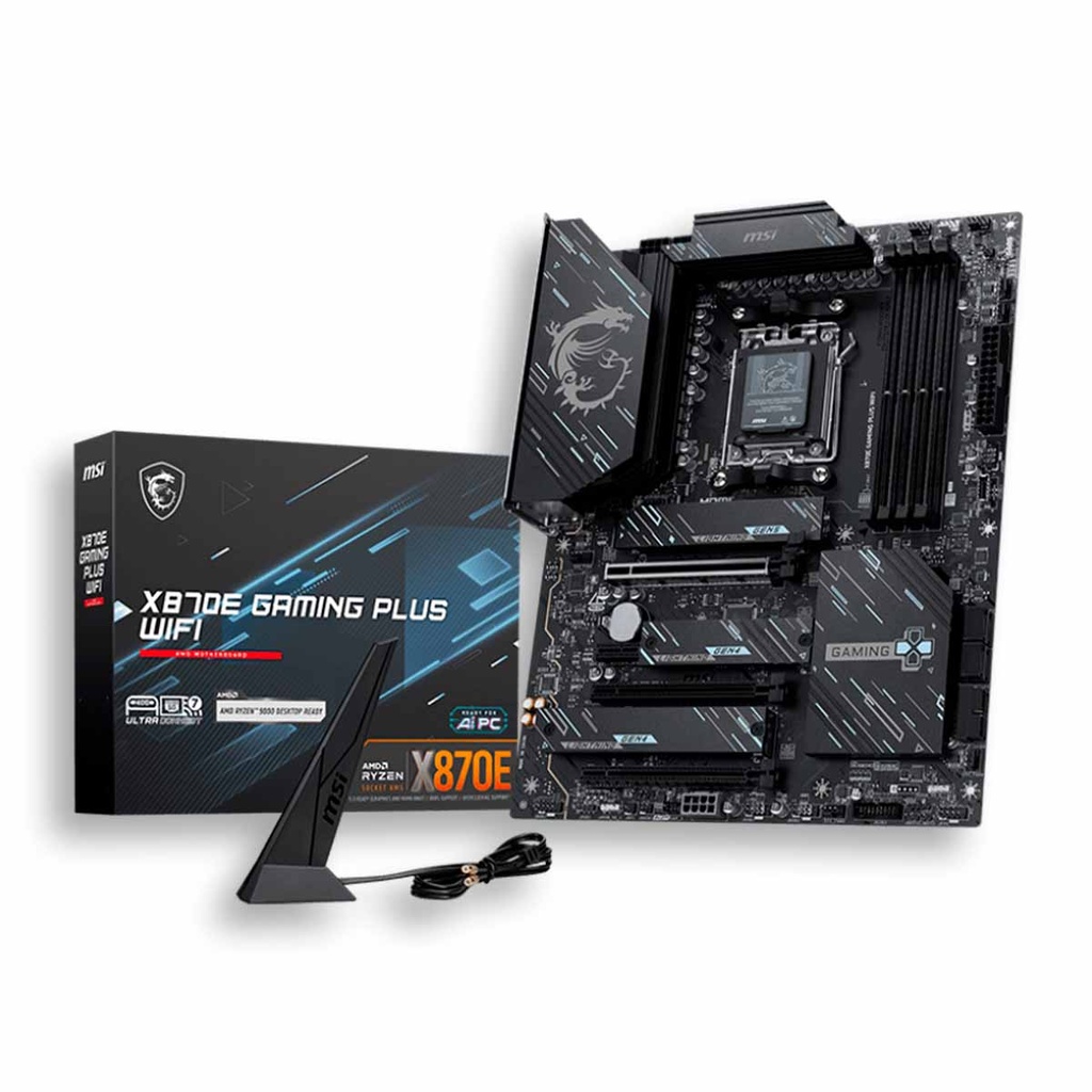 [SPE-34322] MSI X870E GAMING PLUS WIFI 4 GPU PCI 5,0 4DDR5 RYZ