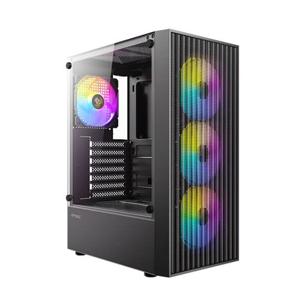 [SPE-16614] CAJA ANTEC AX27 ELITE VIDRIO TEMPLADO + 4 RGB FIJO