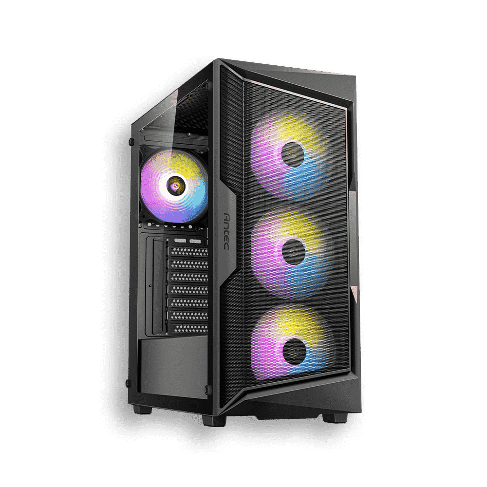 [SPE-16480] CAJA ANTEC AX61 ELITE VIDRIO TEMPLADO + 4 FAN ARGB