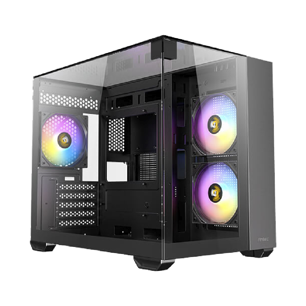 [SPE-16542] CAJA ANTEC CX600M TRIO VID. TEMP + 3 ARGB NEGRO