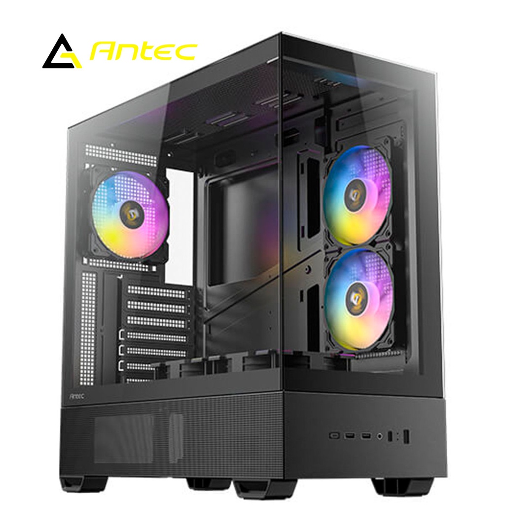 [SPE-16633] CAJA ANTEC CX705 VIDRIO TEMPLADO + 5 ARGB