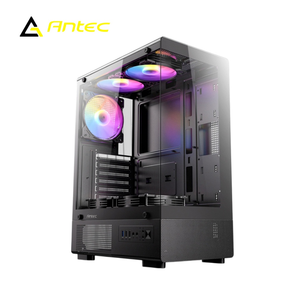 [SPE-16618] CAJA ANTEC VCX300 VIDRIO TEMPLADO + 5 ARGB