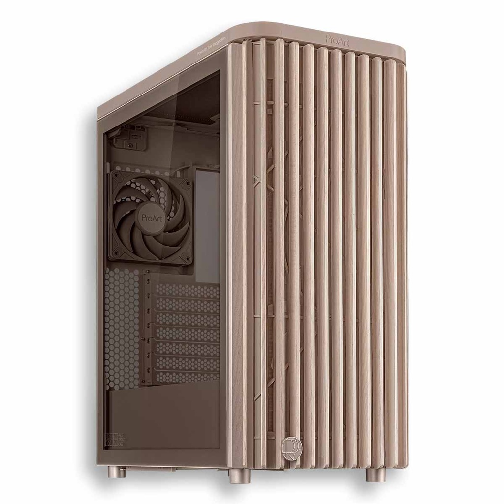 [SPE-16595] CAJA ASUS PROART PA401 WOOD ED BEIGE V.T+3 FAN NO RGB