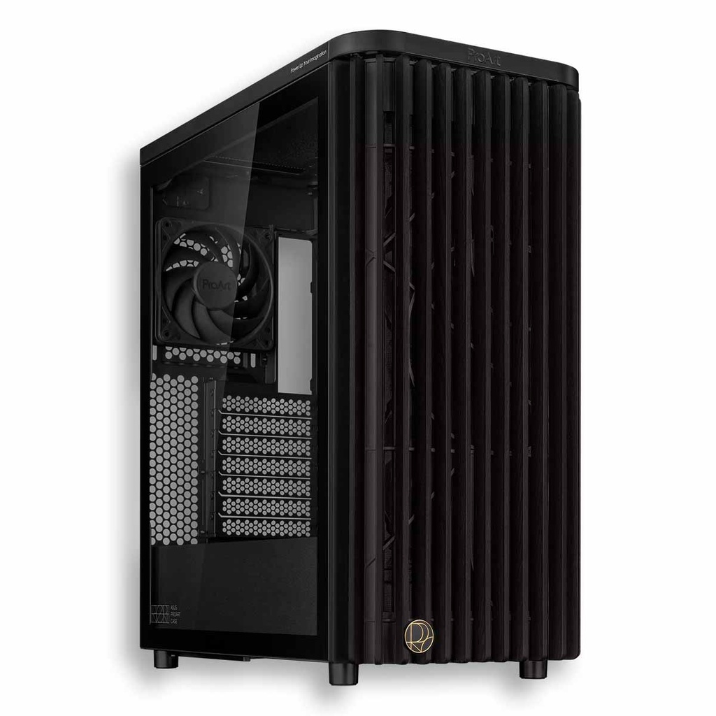 [SPE-16596] CAJA ASUS PROART PA401 WOOD ED BLACK TG V.T.+3 FAN NO RGB