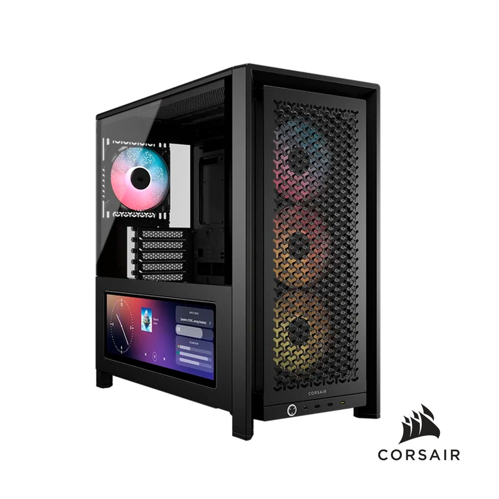 [SPE-16621] CAJA CORSAIR FRAME 4000D LCD RS V.T.+4 ARGB NEGRO PREMIUM