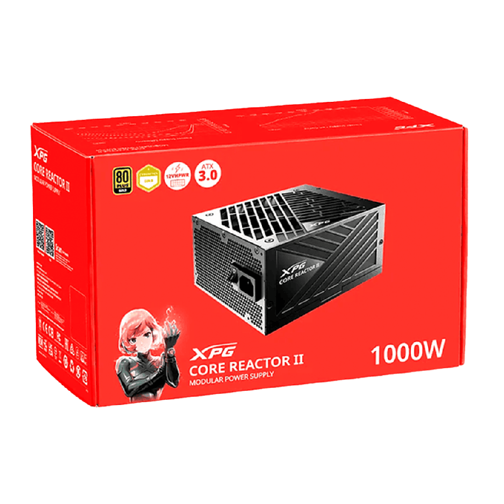 [SPE-14254] FUENTE XPG 1000W CORE REACTOR II 80P GOLD MODULAR