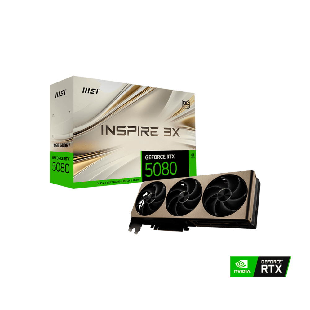 [SPE-3699] 16 GIGAS MSI GEF RTX 5080 INSPIRE 3X OC DORADO