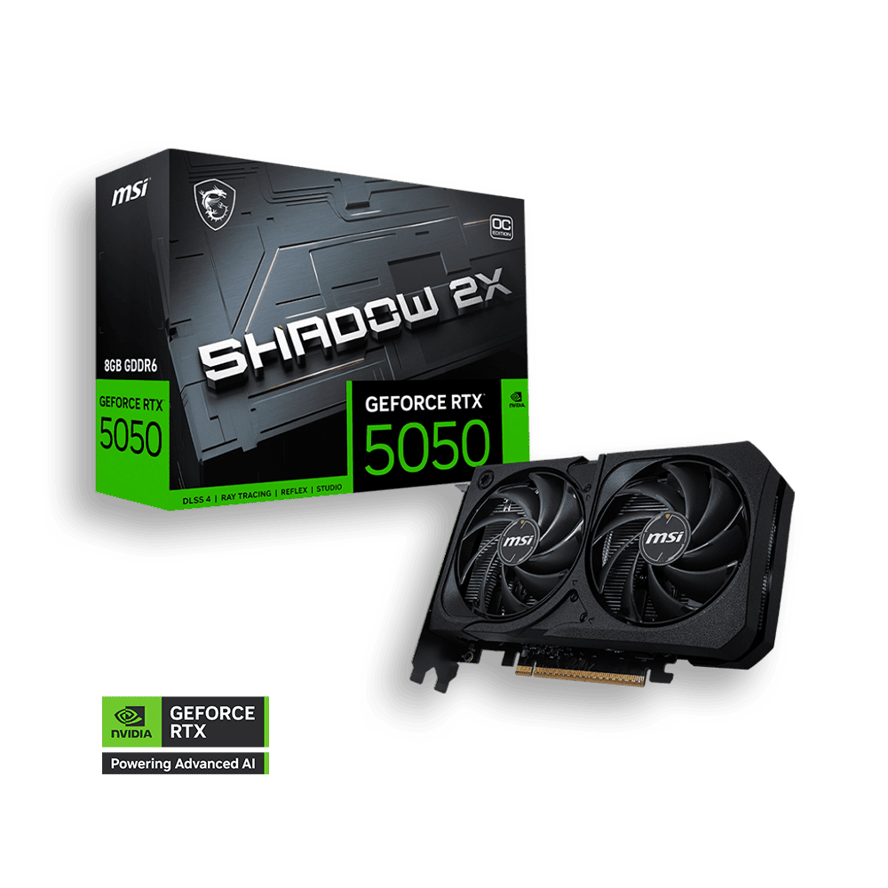 [SPE-3757] 8 GIGA MSI GEFORCE RTX 5050 SHADOW 2X OC