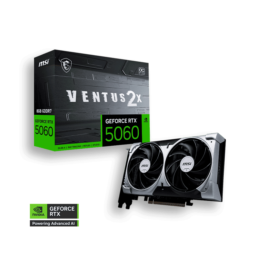 [SPE-3731] 8 GIGA MSI GEFORCE RTX 5060 VENTUS 2X OC