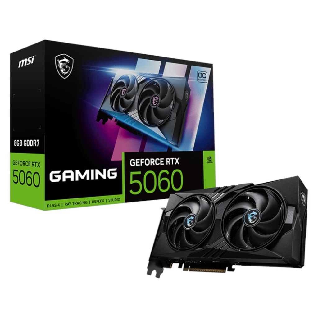 [SPE-3740] 8 GIGAS MSI GEFORCE RTX-5060 GAMING OC 2X