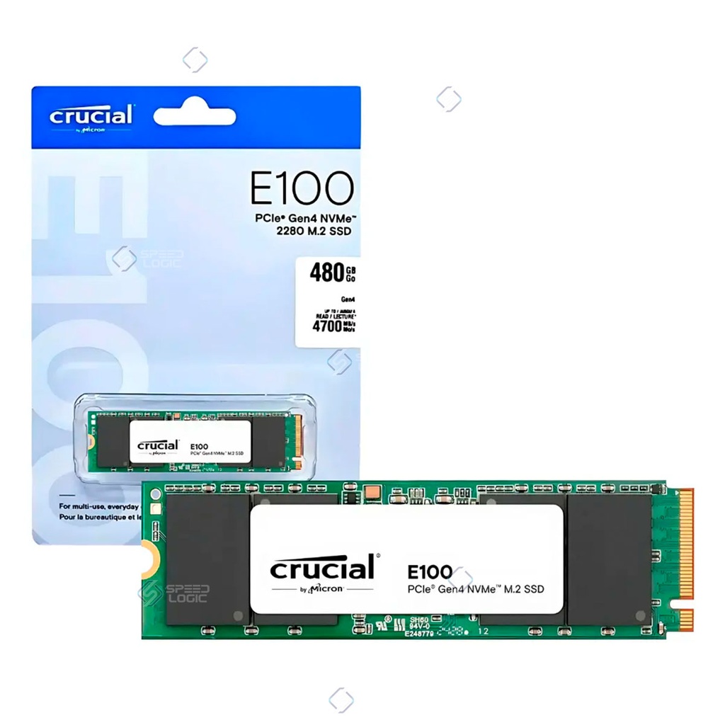 [SPE-13258] SSD (M2) NVMe 480GB CRUCIAL E100 GEN4 (5000x4500)