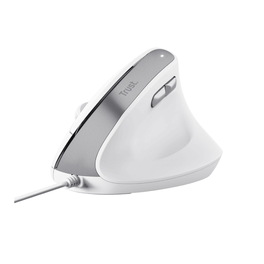 [SPE-19258] MOUSE TRUST BAYO II VERTICAL ERGONOMICO USB BLANCO
