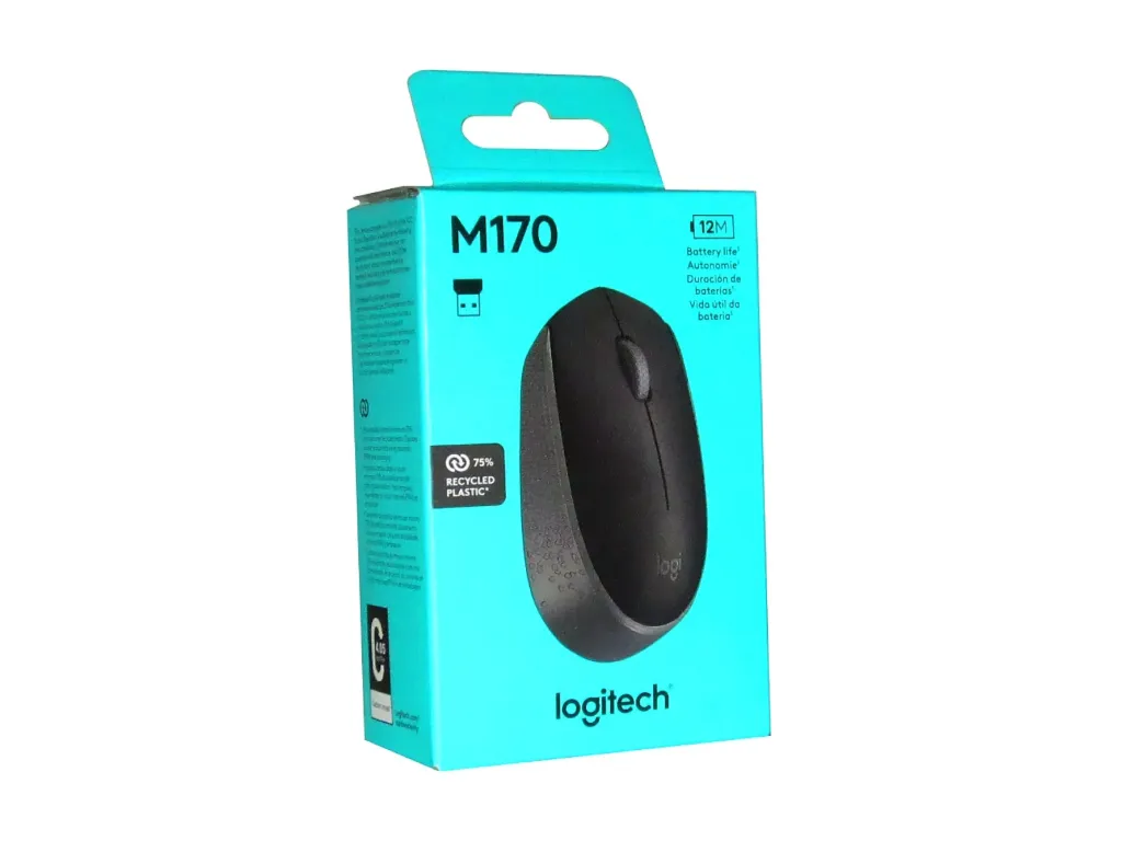 MOUSE LOGITECH M170 - INALAMBRICO NEGRO